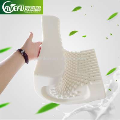 Pure natural latex foam pillow for bed and sofa